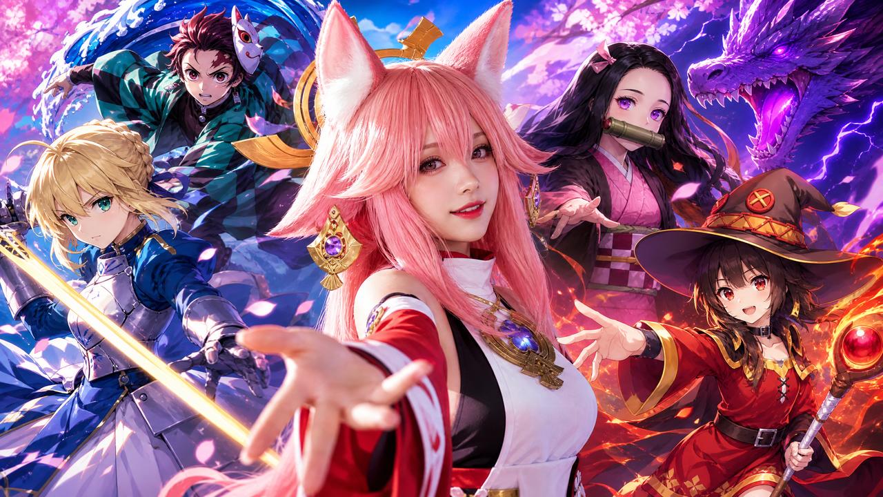 动漫cosplay视频展示 - 溏心vlog视频